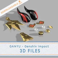 Ganyu set | Genshin Impact 3D file