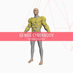 Genos Cyberbody - Cosplay 3D Print Files