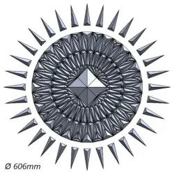 Geometric sun polygon