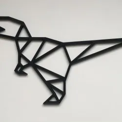 Geometric T Rex Wall Art