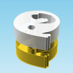 Ghost QUESTION MARK, nestable box (v2)