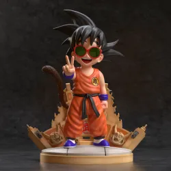 Goku with Master Roshis glasses 3D print model