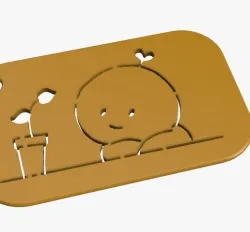 Grin Key Fob