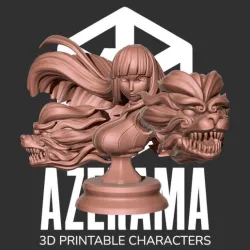 HINATA BUST STL READY FOR 3D