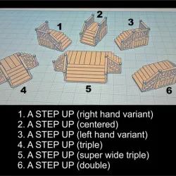 HO Scale Mobile Home (Trailer) Decks and Steps Collection