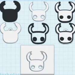Hollow Knight Templates keychain