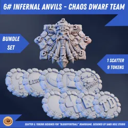 INFERNAL ANVILS - BUNDLE CHAOS DWARF TEAM