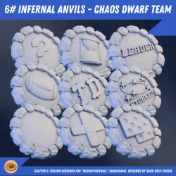 INFERNAL ANVILS - CHAOS DWARF TEAM