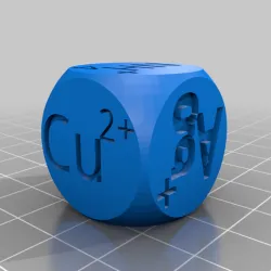 ionic dice - 3D printed