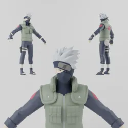 kakashi Lowpoly Rigged