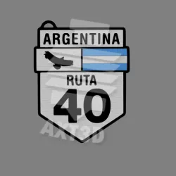 Key ring Ruta 40 Argentina
