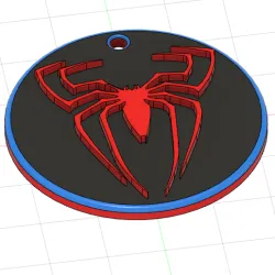 KeyRing/Key Ring Spiderman (emblem)