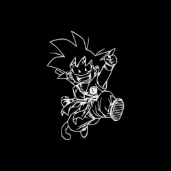 kid Goku dragon ball wall art