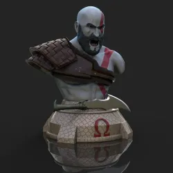 Kratos God of war STL 3dprint