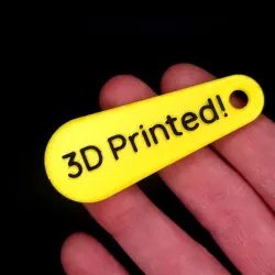 Label '3D Printed'