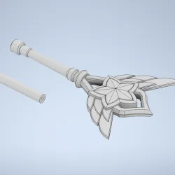 League of Legends: Wild Rift - Lux (Star Guardian) Staff