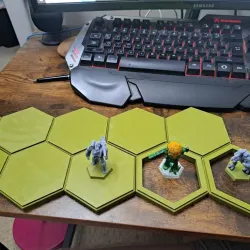 Magnetic Hex Terrain