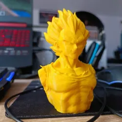 Majin Vegeta Bust - support free