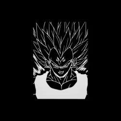 Majin vegeta wall art