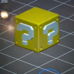 Mario fanart coin and mushroom blocks