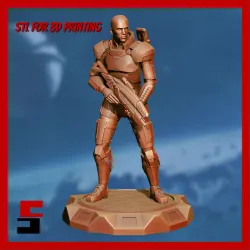 Mass Effect Commander Shepard Miniature Figurine Figure