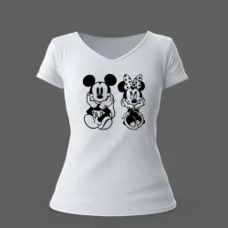 MICKEY MOUSE AND MINNIE SVG / STL