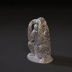 Monkey statuette