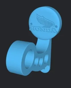 MOTORCYCLE HELMET HOLDER...MOTORCYCLE HELMET WALL BRACKET CLASIC LOGO EASY PRINT PRINTING WITHOUT BRACKETS READY TO PRINT