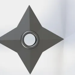 Naruto Shuriken 4 Point Replica