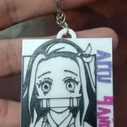 Nezuko Kamado Customizable key chain