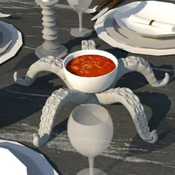 Octopus plate holder