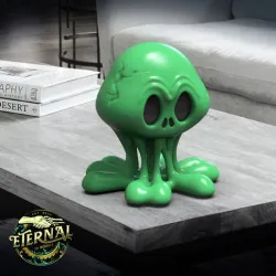 OOZEY THE DRIPPING SKULL - TOY DECORATION - ETERNAL
