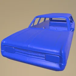 Opel Rekord C Caravan 1967 PRINTABLE CAR BODY
