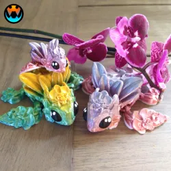 Orcturtle: ORCHID TURTLE CINDERWING3D MASH-UP, FLEXI ARTICULATING