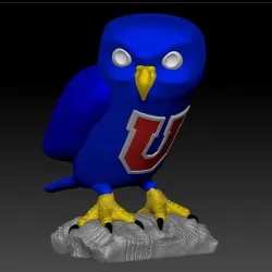 Owl Universidad de Chile multicolor