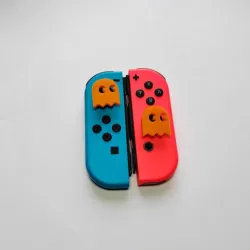 Pacman ghost decoration for Nintendo Switch Joycon joystick