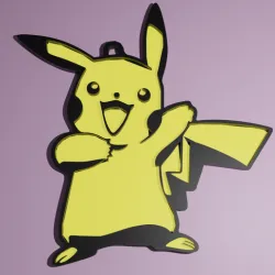pikachu keychain (2 keychains)