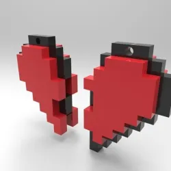 Pixel heart