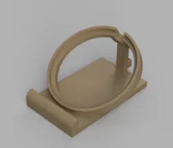 QI Station with cable clip