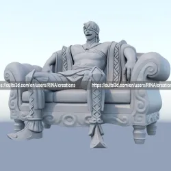 Qin Shi Huang 3d print model from record of ragnarok