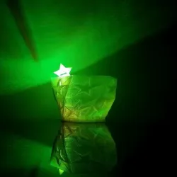 Rechargeable LED Star Planter