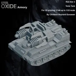 Red Alert 2 inspired Tesla tank
