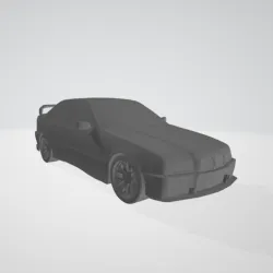 Replica model of the BMW e36 for 3D printing