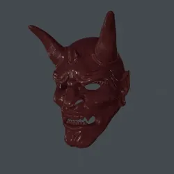 samurai mask/ mask oni/ mask hannya