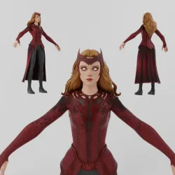 Scarlet Witch Lowpoly Rigged