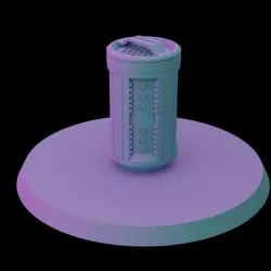 Sci-fi tabletop terrain - Battery objective