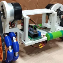 Self balancing bike with omni wheel