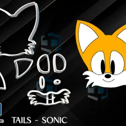 SONIC TAILS COOKIE CUTTER