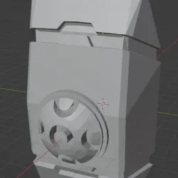 SPACE COMMUNIST STRIKE TEAM FIRE SOLDIERS SHOULDERPLATE