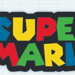 SuperMario Logo Keychain